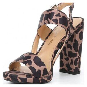 GIBSON LATIMER LEOPARD PRINT W/CHUNKY HEEL SHOE SIZE 8M